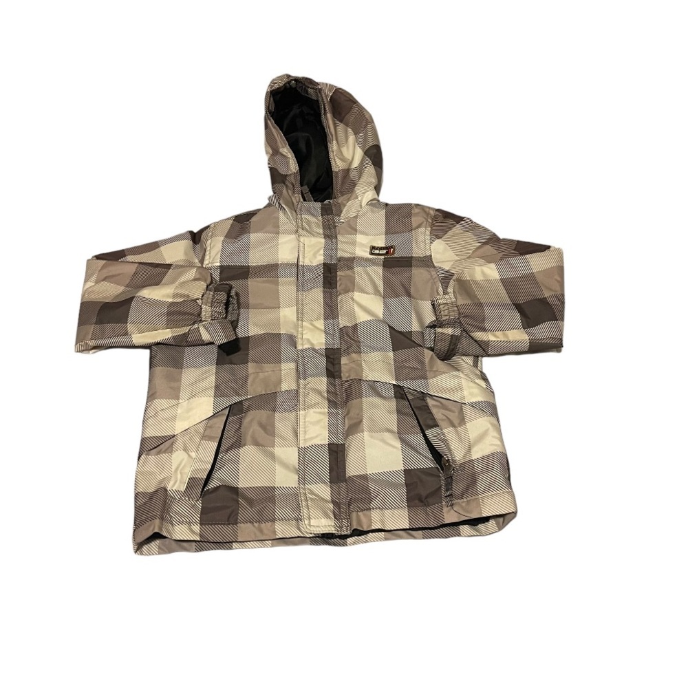 32 degrees Jacket Girls Small White Outdoors Full Zip Weatherproof Performance